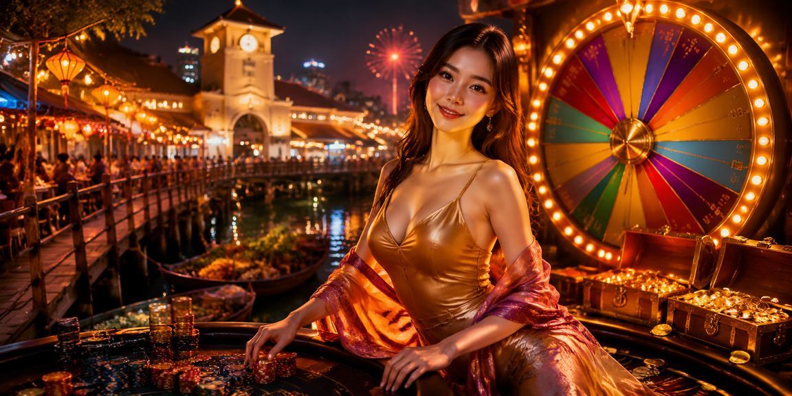 Không khí rút thăm may mắn tại chợ đêm TP.HCM với ánh đèn sôi động