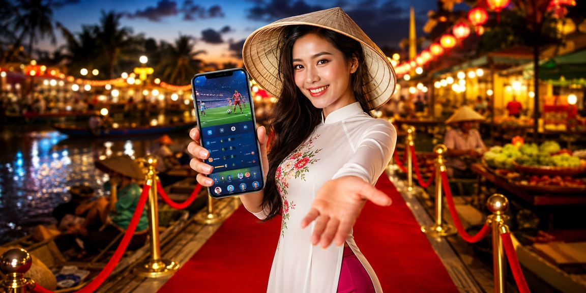 Người dùng tại chợ đêm Mekong tham gia cược thể thao và trò chơi trực tuyến